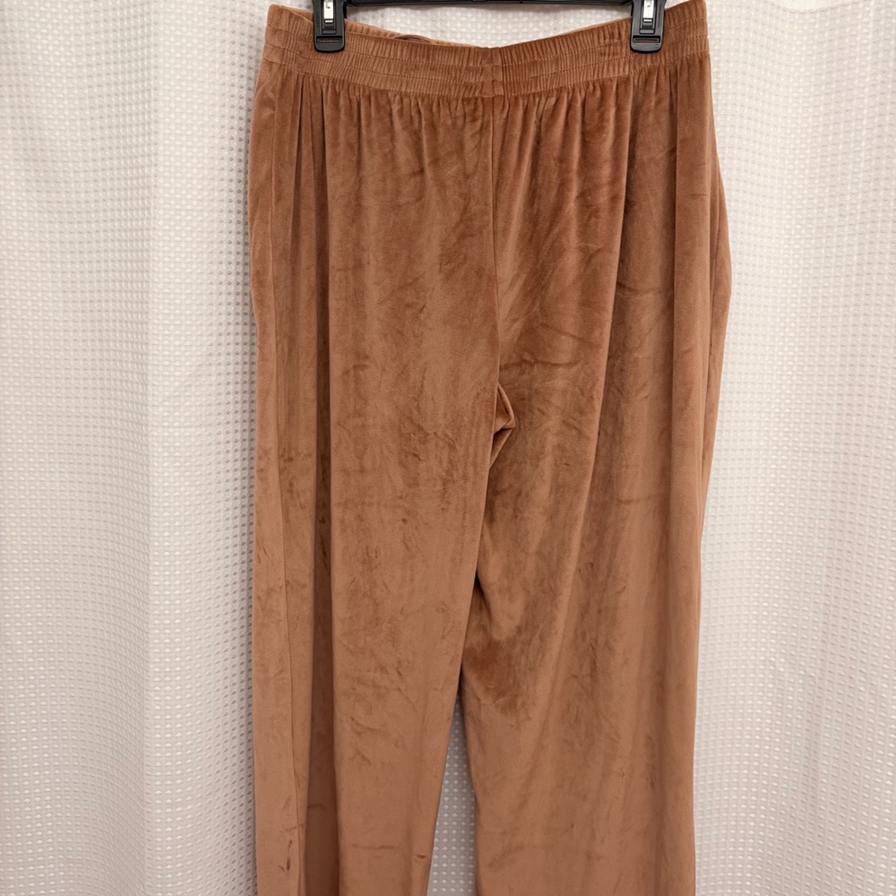 🤎SKIMS VELOUR TRACK PANTS IN SIENNA M - Picture 6 of 7
